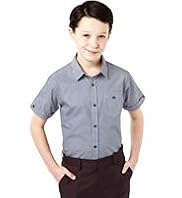 Autograph Pure Cotton Geometric Print Shirt