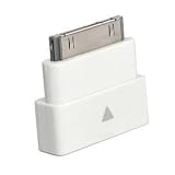 WHITE DOCK EXTENDER MALE TO FEMALE ADAPTER for iPhone 4 4S iPad 2 iPad 3