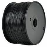 3D Filament Printer Spool Black ABS 3mm 1kg (2.2 lbs)