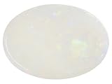 14X10MM OVAL SEMI BLACK OPAL