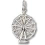 Rembrandt Charms Ferris Wheel Charm, Sterling Silver