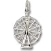 Ferris Wheel Charm in Sterling Silver