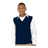 French Toast Uniforms Kids' Unisex Sweater Vest (Navy 8)