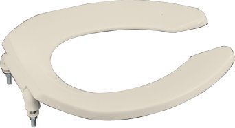 KOHLER K-4670-C-47 Lustra Standard Elongated Toilet Seat, Almond