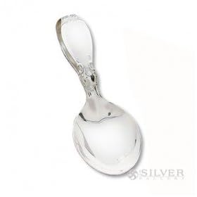 Reed and Barton Sterling Silver Louis XIV Curved Handle Baby Spoon