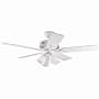 Hunter HR21543 52-Inch White Ceiling Fan with Light