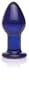 Don Wand Glass Pleasure Plug, Cobalt Blue