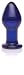 Don Wand Glass Pleasure Plug, Cobalt Blue