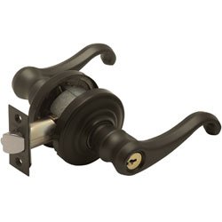 Schlage Oil Rubbed Bronze Callington Keyed Levers