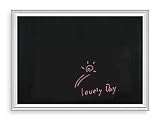 Dakota Designs 1NUK4 Dry-Erase Black Board, 24Hx18W In