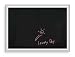 Dakota Designs 1NUK4 Dry-Erase Black Board, 24Hx18W In