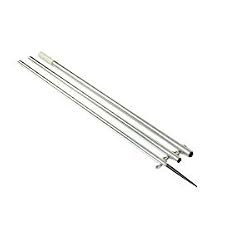 Lee's Tackle Lee's 18.5' Bright Silver Pole w/Black Spike Step Tube 1.5"