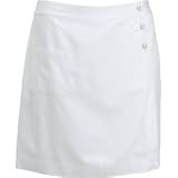 Birdie Woven Wrap Skort With Pocket (COLOR: White, WOMENS SIZE:2)