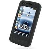 OLIVIASPHONES M8800 PIXON SAMSUNG BLACK SILICONE SKIN PROTECTOR CASE