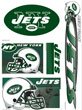 NFL NEW YORK JETS WHITE GREEN WINDOW CLINGS FAN ZONE DECAL STICKERS