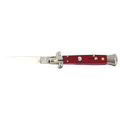 Sch�nes klassisches Sammlermesser Springmesser Stilletto rot