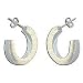 Earrings Designs in Sterling Silver for Women 0.75 inches (ers253)