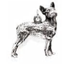 Boston Terrier Dog - Dog Lover 6 Charms Keychain by Little Gifts