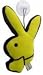 Kitchen & Housewares : PLAYBOY RABBIT HEAD LIME MINI CUSHION FOR CAR WINDOW