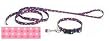 C NYL PATTRN COLLAR 5/8 PK DOT