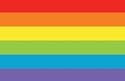 Autoaufkleber Sticker Regenbogen Flagge NEU Aufkleber