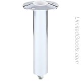21SgU1kxaXL. SL160  Lees Tackle Lees 0° Stainless Steel Swivel Base Flush Mount Rod Holder