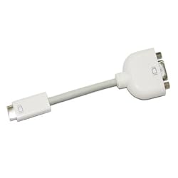 HDE (TM) Mini-DVI to VGA Female LCD Monitor Cable Adapter