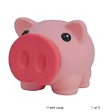 Rubber Pink Piggy Bank - Kids Toy bank