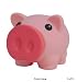 Rubber Pink Piggy Bank - Kids Toy bank
