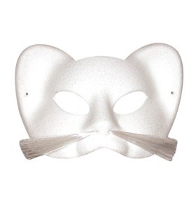 Childrens Toyshop  Toys : Cat Eye Masks | Puma Eyemask, White
