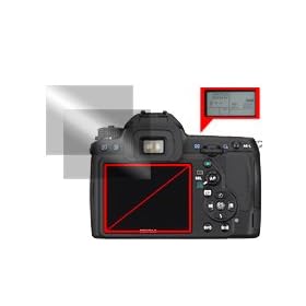 Digital Camera Anti-Fingerprint Display Protection Film (Pro Guard AF) for Pentax K-5 K-7 by Micro Solution of Japan
