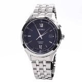 Seiko Men s SKA655 Silver Stainless-Steel Seiko Kinetic Watch with Blue Dial
