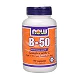 B-50 W/250mg VIT C - 100 CAPS., (Now Food)