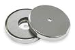 Industrial Grade 6XY87 Round Base Ring Magnet, 2.035 In Dia