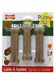 NYLABONE LAMB & APPLE HEALTHY EDIBLES FOR PUPPIES REGULAR 3 PACK