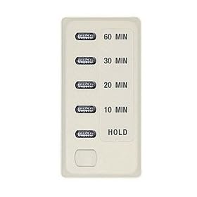 Westek TMDCD60 Hardwire Indoor Countdown 6-Setting Wall Switch Timer, White