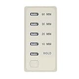 Westek TMDCD60 Hardwire Indoor Countdown 6-Setting Wall Switch Timer, White