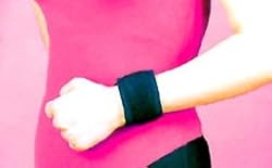 Magnetic Wrist Wrap Band Natural Magnet Therapy Pain Relief
