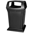Rubbermaid 9173-88 BEIG 45 gallon Capacity, 24-7/8" Length x 24-7/8" Width x 41-1/2" Height, 24-7/8" Square, Beige Ranger Container with 4 Openings