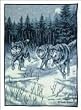 On The Move Wolves Hautman Brothers Blanket/Throw