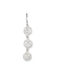 Sterling Silver Fancy Earrings QE4011"