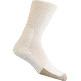  : Thorlo Unisex Thick Cushion Tennis Crew Sock, White, 11