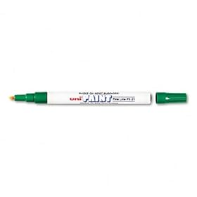 Sanford(R) Uni-Paint(R) Markers, Fine Point, Green, Set Of 12