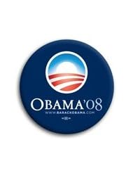Official Obama Standard Blue Campaign Pin - Button