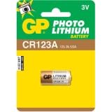 GP CR123A Photo Lithium 3v  Battery