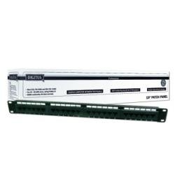 Digitus DN-91624U Netzwerk Patch Panel 48,3 cm (19 Zoll), 24 Ports, CAT6 schwarz Preisvergleich