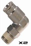 Hustle Paintball 90 Degree Macroline Fitting (2 pack)