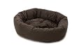 Dog Gone Smart Bed Canvas Donut Pet Bed, Brown, Small, 27"