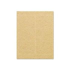 Rebinder LB4X3B6CS25 ReSleeve Laser CD/DVD Labels, Matte Brown, 150 Labels per Pack