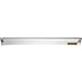 San Jamar CK6518A Anodized Aluminum Slide Check Rack, 18" Length x 3/4" Width x 2" Height